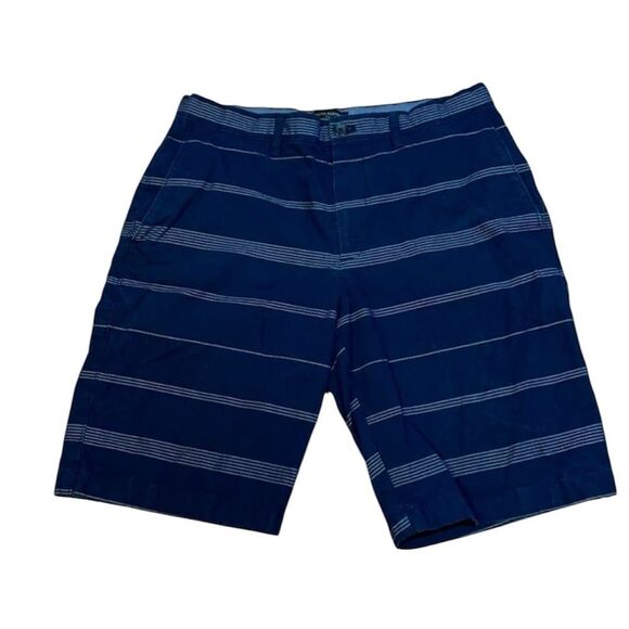Banana Republic Emerson Short flat front navy - Picture 1 of 7